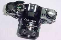 Canon AE-1 Program 35mm SLR Film Manual Camera + Canon 50/1.4 FD Lens Excellent