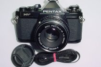 Pentax MV 35mm Film SLR Camera with Pentax-M 50mm F/2 SMC Lens