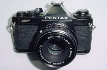 Pentax MV 35mm Film SLR Camera with Pentax-M 50mm F/2 SMC Lens