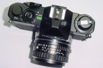 Pentax MV 35mm Film SLR Camera with Pentax-M 50mm F/2 SMC Lens