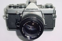 Olympus OM-1 35mm Film SLR Manual Camera with Olympus 50mm f/1.4 G.Zuiko Lens