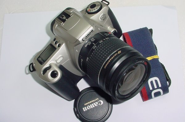 Canon EOS 300 35mm Film SLR Camera + EF 28-80mm F/3.5-5.6 V USM Zoom Lens