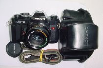 Chinon CG-5 35mm Film SLR Manual Camera with 50mm F/1.7 MC Lens