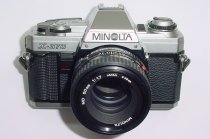 Minolta X-370 35mm Film SLR Camera with Minolta 50mm F/1.7 MD Lens