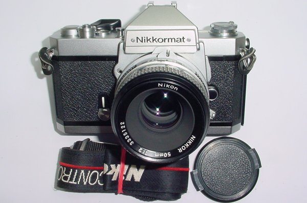 Nikon Nikkormat FT2 35mm Film SLR Manual Camera with Nikon 50mm f/2 Nikkor Lens