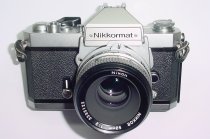 Nikon Nikkormat FT2 35mm Film SLR Manual Camera with Nikon 50mm f/2 Nikkor Lens