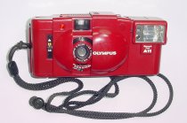 Olympus XA 2 35mm Film Camera with D.Zuiko 35mm F/3.5 Lens + A11 Flash in RED