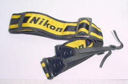 Nikon Genuine Vintage Black and Yellow Camera Shoulder neck Strap Nikon Genuine Vintage Black and Yellow Camera Shoulder neck Strap