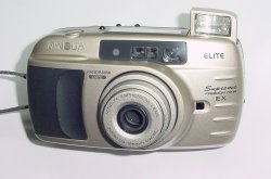 Minolta Elite Supreme Freedom Zoom EX Panorama Date Film Camera 39-125mm Lens Minolta Elite Supreme Freedom Zoom EX Panorama Date Film Camera 39-125mm Lens