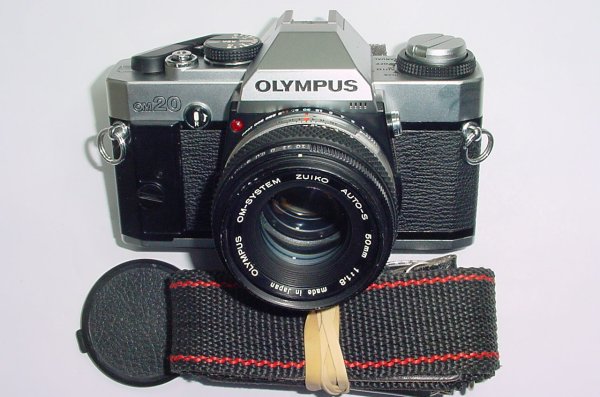 Olympus OM20 35mm Film SLR Manual Camera with Olympus 50/1.8 Zuiko Lens