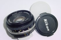 Nikon 50mm F/1.8 AIs Pancake Manual Focus Series E Standard Lens