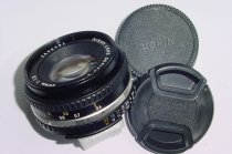 Nikon 50mm F/1.8 AIs Pancake Manual Focus Series E Standard Lens