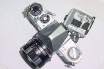 Pentax S1a ASAHI 35mm SLR Film Manual Camera + Super-Takumar 55/2 Lens + Light Meter