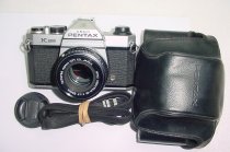 Pentax K1000 35mm Film SLR Manual Camera + Pentax-M 50mm F/1.7 SMC Lens