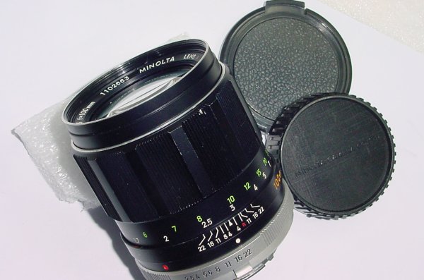 Minolta 100mm F/2.5 MC TELE ROKKOR Manual Focus Portrait Lens - Excellent