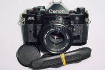 Canon A-1 35mm SLR Film Manual Camera with Canon 50mm F/1.8 FD Lens