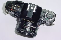 Canon A-1 35mm SLR Film Manual Camera with Canon 50mm F/1.8 FD Lens