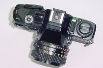 Minolta X-300 35mm Film SLR Manual Camera + Minolta 50mm F/1.7 MD Lens - Black
