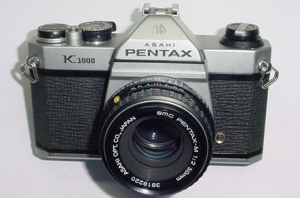 Pentax K1000 35mm Film SLR Manual Camera + Pentax-A 50mm F/2 SMC Lens