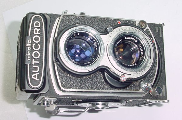 minolta AUTOCORD 120 Film Medium Format TLR Manual Camera ROKKOR 75/3.5 Lens