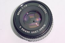 Nikon 50mm F/1.8 Series E Pancake Manual Focus Standard Lens -- Excellent