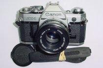 Canon AE-1 35mm SLR Film Manual Camera with Canon 50mm F/1.8 FD S.C. Lens