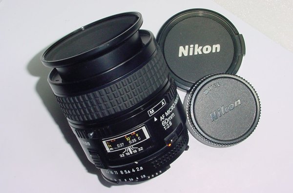 Nikon 60mm F/2.8 AF MACRO NIKKOR Auto & Manual Focus Lens - Excellent