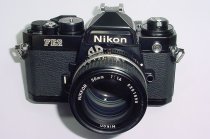 Nikon FE2 35mm Film SLR Manual Camera with Nikon 50mm f/1.4 NIKKOR Lens - Silver