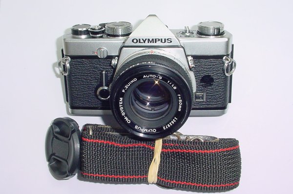 Olympus OM-1N MD 35mm Film SLR Manual Camera with Olympus 50/1.8 Zuiko Lens