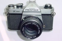 Pentax K1000 35mm Film SLR Manual Camera + Pentax-M 50mm F/1.4 SMC Lens