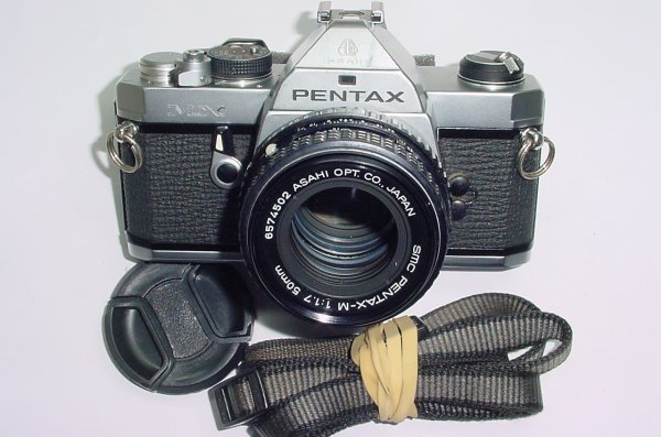 Pentax MX 35mm Film SLR Manual Camera with Pentax-M 50mm F/1.7 SMC Lens