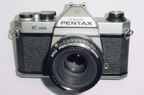 Pentax K1000 35mm Film SLR Manual Camera with Pentax-M 50mm F/2 SMC Lens