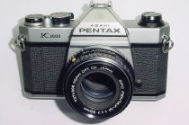 Pentax K1000 35mm Film SLR Manual Camera + Pentax-M 50mm F/1.7 SMC Lens