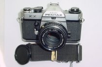 Pentax KX 35mm Film SLR Manual Camera with Pentax-M 50mm F/1.7 SMC Lens