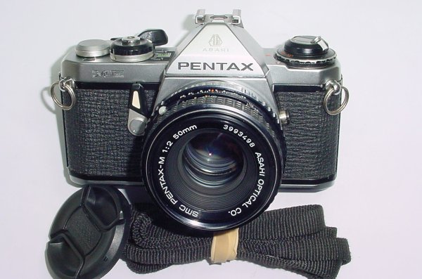 Pentax ME 35mm Film Manual SLR Camera with Pentax-M 50mm F/2 SMC Lens