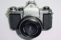 Pentax S1a ASAHI 35mm SLR Film Manual Camera with Carl Zeiss Jena 50/2.8 Tessar DDR Lens