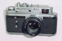 ZORKI - 4K 35mm Film Rangefinder Manual Camera + Jupiter-8 50mm F/2 M39 Mount Lens