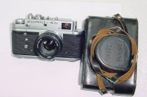 ZORKI - 4K 35mm Film Rangefinder Manual Camera + Jupiter-8 50mm F/2 M39 Mount Lens