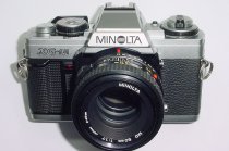 Minolta XG-M 35mm SLR Film Manual Camera with Minolta 50mm F/1.7 MD Lens