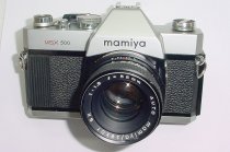 mamiya MSX 500 35mm Film SLR Manual Camera with mamiya/sekor SX 50mm F/2 Lens