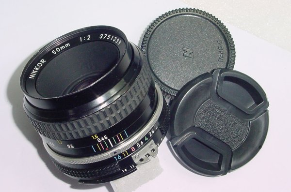 Nikon 50mm F/2 NIKKOR AI Manual Focus Standard Lens