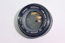 MINOLTA 50mm F/1.4 MC ROKKOR-PG Manual Focus standard Lens