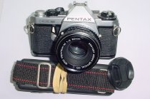 Pentax ME Super 35mm Film Manual SLR Camera with Pentax-M 50mm F/2 smc Lens