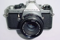 Pentax ME Super 35mm Film Manual SLR Camera with Pentax-M 50mm F/2 smc Lens