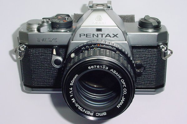 Pentax MX 35mm Film SLR Manual Camera with Pentax-M 50mm F/1.4 SMC Lens