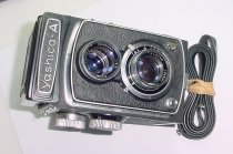 Yashica-A 120 Film Medium Format 6x6 manual Camera Yashikor 80mm f/3.5 Lens