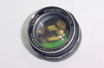 MINOLTA 58mm F/1.4 MC ROKKOR - PF Manual Focus Standard Lens