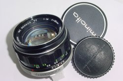 MINOLTA 58mm F/1.4 MC ROKKOR - PF Manual Focus Standard Lens MINOLTA 58mm F/1.4 MC ROKKOR - PF Manual Focus Standard Lens