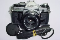 Canon AE-1 Program 35mm SLR Film Manual Camera with Canon 50mm F/1.8 FD Lens