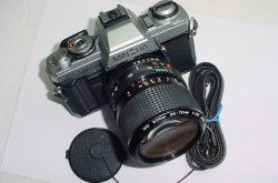 Minolta X-500 35mm Film Manual Camera + Minolta 35-70mm F/3.5 MACRO Zoom Lens Minolta X-500 35mm Film Manual Camera + Minolta 35-70mm F/3.5 MACRO Zoom Lens